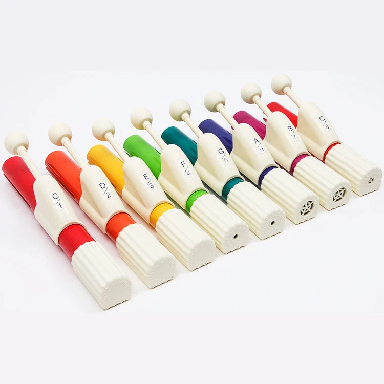 Crescendo Music Chroma-Notes Student 8-Note Diatonic Handchimes Set 3 Crescendo Music Chroma-Notes Student 8-Note Diatonic Handchimes Set