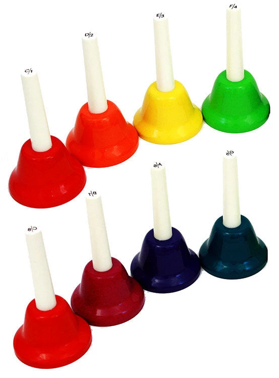 Crescendo Music Chroma-Notes 8-Note Diatonic Handbell Set Percussion 3 Crescendo Music Chroma-Notes 8-Note Diatonic Handbell Set Percussion