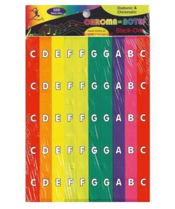 Crescendo Music Chroma-Notes Diatonic & Chromatic Stick Ons Percussion