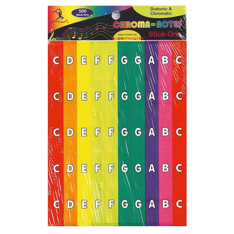 Crescendo Music Chroma-Notes Diatonic & Chromatic Stick Ons Percussion 3 Crescendo Music Chroma-Notes Diatonic & Chromatic Stick Ons Percussion