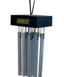 Crescendo Music Percussion Peace Hanging Metal 9-Pce Bar Chime Set