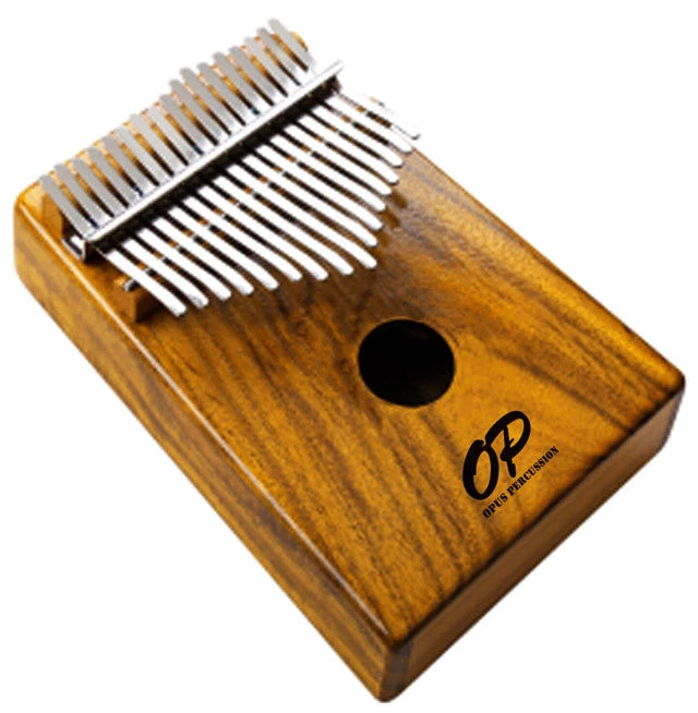 Opus Percussion 17-Key Koa Wood Kalimba In Natural Gloss 3 Opus Percussion 17-Key Koa Wood Kalimba In Natural Gloss