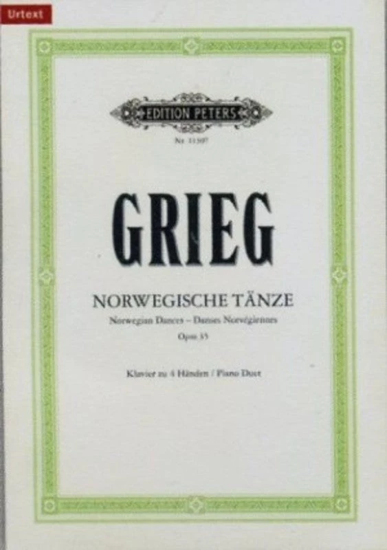 Hal Leonard Manuscript GRIEG Norwegian Dances Op. 35 No. 1-4 3 Hal Leonard Manuscript GRIEG Norwegian Dances Op. 35 No. 1-4