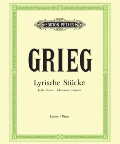Hal Leonard Manuscript GRIEG Lyric Pieces Book 1 Op. 12
