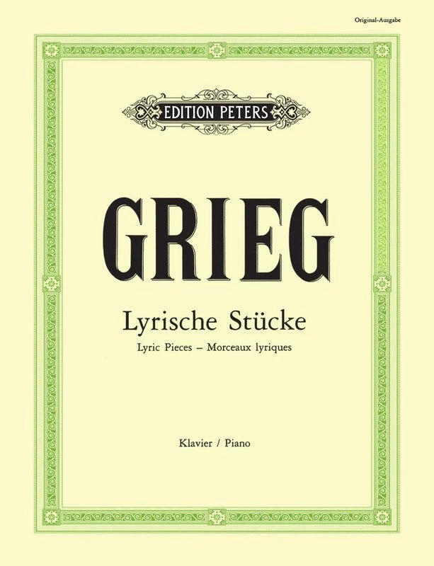Hal Leonard Manuscript GRIEG Lyric Pieces Book 1 Op. 12 3 Hal Leonard Manuscript GRIEG Lyric Pieces Book 1 Op. 12