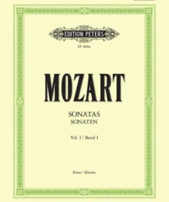 Alfred Mozart Piano Sonatas Vol 1 Edition Peters Manuscript
