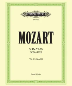 Alfred Mozart Piano Sonatas Vol 2 Edition Peters