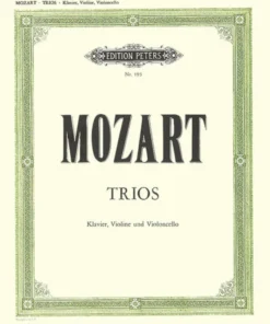 Hal Leonard MOZART Piano Trios Complete Manuscript