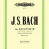 Hal Leonard Manuscript BACH 16 Concertos Based On Works By Various Masters BWV 972-987