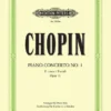 Hal Leonard CHOPIN Concerto No. 1 In E Minor Op. 11 Manuscript