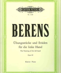 Hal Leonard BERENS Training Of The Left Hand Op. 89