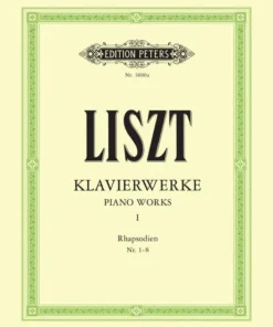 Hal Leonard LISZT Piano Works Vol. 1 Manuscript