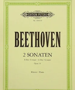Hal Leonard BEETHOVEN Sonatas Op. 14 No. 1 E And No. 2 G