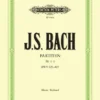 Hal Leonard Manuscript BACH Partitas Vol. 1 Nos. 1-3 BWV 825-830