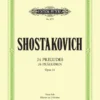 Hal Leonard SHOSTAKOVICH 24 Preludes Op. 34 Manuscript
