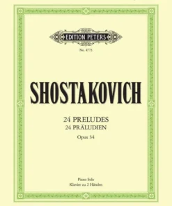 Hal Leonard SHOSTAKOVICH 24 Preludes Op. 34 Manuscript