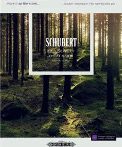 Hal Leonard Manuscript Schubert: Impromptu In G Flat Major