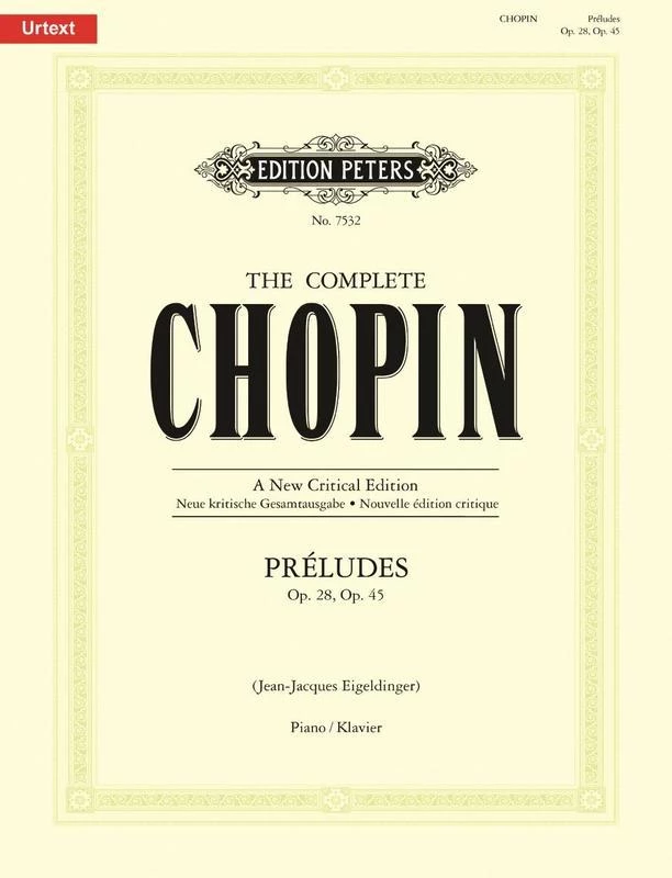 Hal Leonard Manuscript CHOPIN Preludes Op. 28, Op. 45 3 Hal Leonard Manuscript CHOPIN Preludes Op. 28, Op. 45