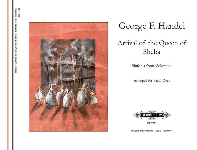 Hal Leonard Manuscript HANDEL Arrival Of The Queen Of Sheba 3 Hal Leonard Manuscript HANDEL Arrival Of The Queen Of Sheba