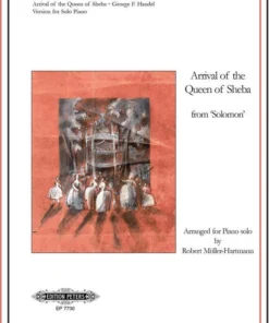 Hal Leonard Manuscript Arrival Of The Queen Of Sheba Piano