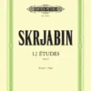 Hal Leonard SKRJABIN 12 Studies, Op. 8