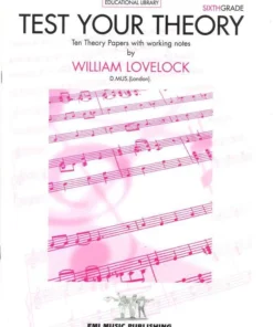 Crescendo Music Test Your Theory By William Lovelock Manuscript