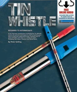 Crescendo Music Progressive Tin Whistle For Beginners Book/Online Access Peter Gelling