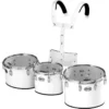 Crescendo Music Peace Marching Drum Trio Set With Carrier