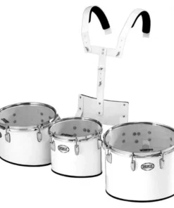 Crescendo Music Peace Marching Drum Trio Set With Carrier