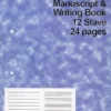 Crescendo Music Mark 1 Manuscript And Writing Book 12 Stave 24 Pages