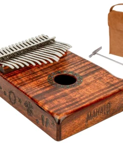 Opus Percussion Percussion Mahalo 17 Note Kalimba Flame Koa MKA17KA
