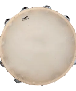 Crescendo Music Mano Percussion 12 Inch Tambourine 18 Pairs Of Jingles