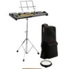 Opus Percussion Bell Kit With 32-Note Glockenspiel, Stand, Mallets, Sticks, Practice Pad & Carrybag