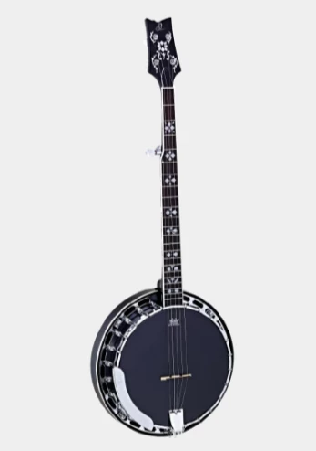 Crescendo Music Ortega Raven Series 5 String Banjo 650SBK 3 Crescendo Music Ortega Raven Series 5 String Banjo 650SBK