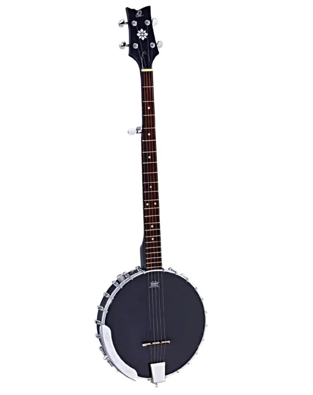 Crescendo Music Ortega Raven Series 5 String Banjo Open Back Electric Folk & Native 3 Crescendo Music Ortega Raven Series 5 String Banjo Open Back Electric Folk & Native