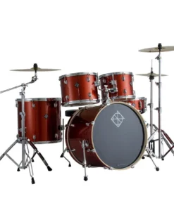 Crescendo Music Dixon Spark Series 5-Pce Drum Kit With Cymbals 20" Bass Drum (3 Colours) Percussion