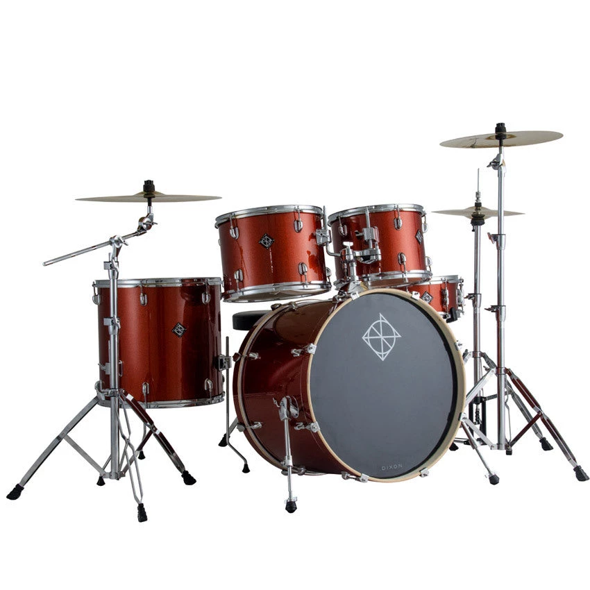 Crescendo Music Dixon Spark Series 5-Pce Drum Kit With Cymbals 20" Bass Drum (3 Colours) Percussion 4 Crescendo Music Dixon Spark Series 5-Pce Drum Kit With Cymbals 20" Bass Drum (3 Colours) Percussion