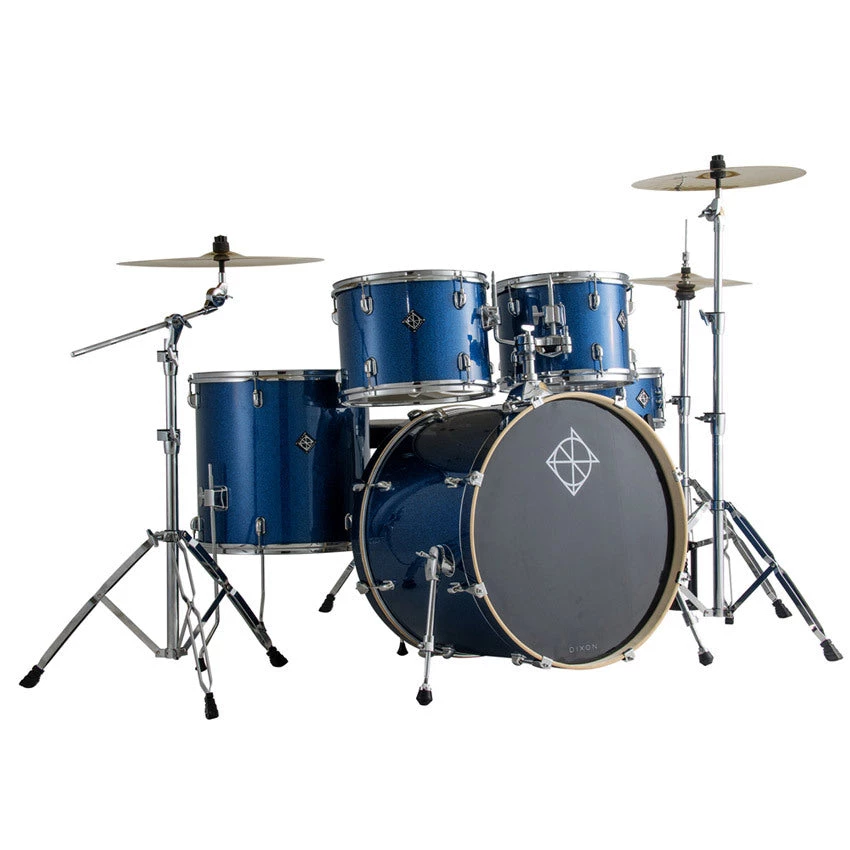 Crescendo Music Dixon Spark Series 5-Pce Drum Kit With Cymbals 20" Bass Drum (3 Colours) Percussion 3 Crescendo Music Dixon Spark Series 5-Pce Drum Kit With Cymbals 20" Bass Drum (3 Colours) Percussion