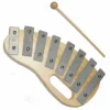 Percussion Plus 8-Note Glockenspiel With Natural Wood Frame