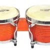 Percussion Plus Deluxe 6 & 7" Wooden Bongos In Gloss Lacquer Finish