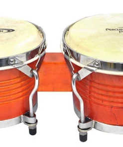 Percussion Plus Deluxe 6 & 7" Wooden Bongos In Gloss Lacquer Finish