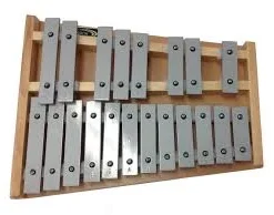 Percussion Plus 20-Note Glockenspiel With Natural Wood Frame & Bag