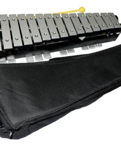 Percussion Plus PP4030 30 Note Glockenspiel With Black Wood Folding Frame & Bag