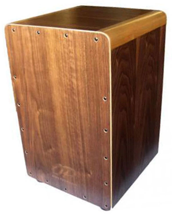 Opus Percussion Wooden Cajon In Walnut With Deluxe Carry Bag 3 Opus Percussion Wooden Cajon In Walnut With Deluxe Carry Bag