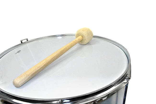 Percussion Plus 16" Aluminium Surdo Drum With Beater 5 Percussion Plus 16" Aluminium Surdo Drum With Beater