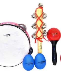 Crescendo Music Percussion Plus 4-Piece Percussion Set In Carry Bag
