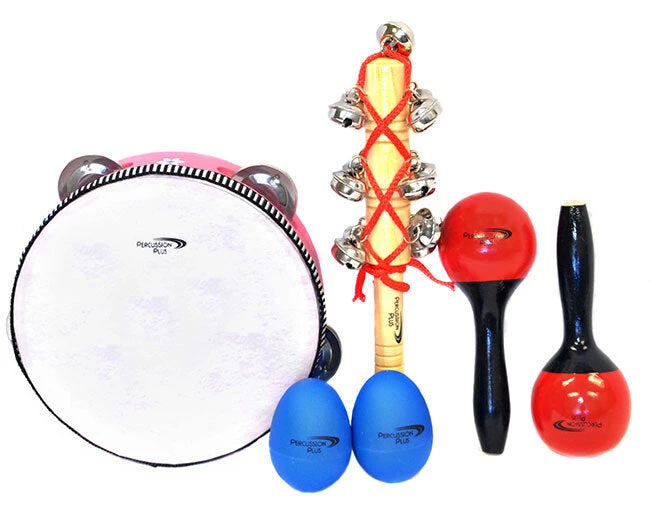 Crescendo Music Percussion Plus 4-Piece Percussion Set In Carry Bag 3 Crescendo Music Percussion Plus 4-Piece Percussion Set In Carry Bag