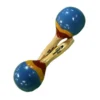 Percussion Plus Wooden Mini Maracas In Patterned Finish (3 Colors)