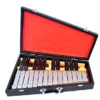 Percussion Plus 25-Note Glockenspiel In Black Wooden Case