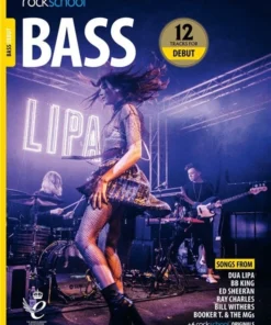 Crescendo Music Manuscript Rockschool Bass Guitar Debut To Grade 8 (2018-2024)